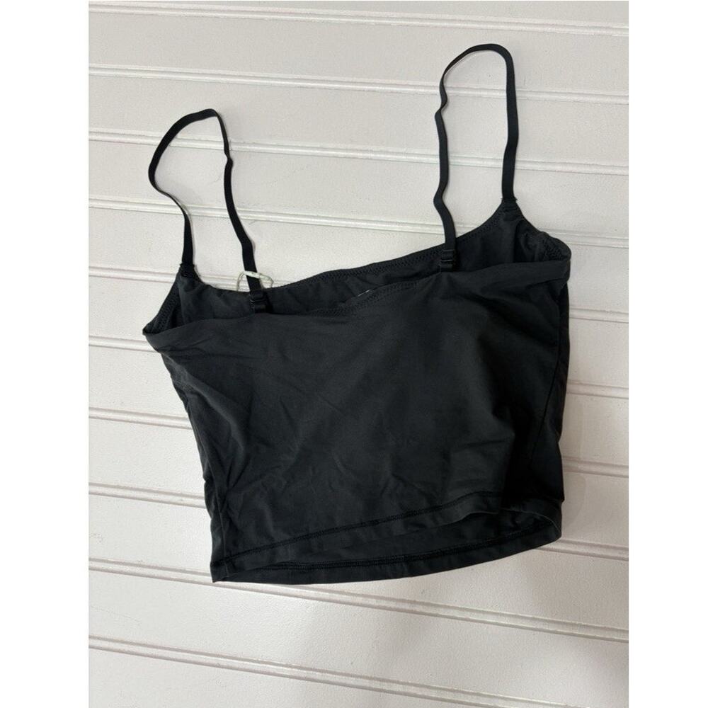 Skims Fits Everybody Cropped Cami In Onyx Size XS - Picture 3 of 4